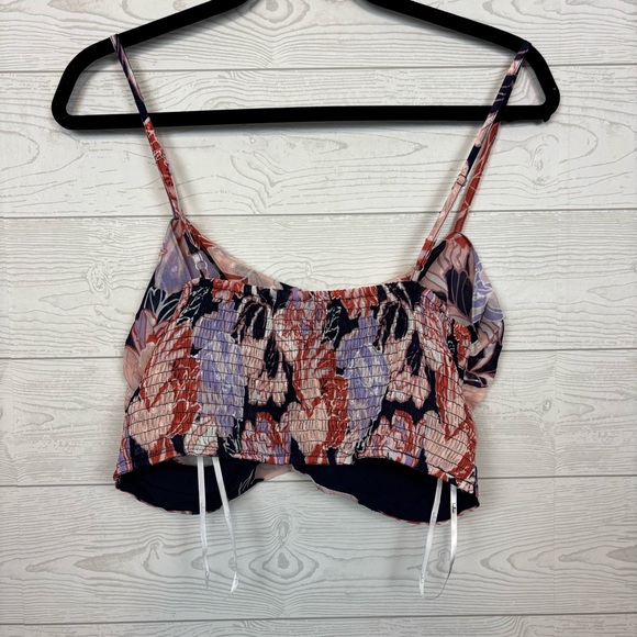 Lulus Floating Through Flowers Floral Two Piece Midi Set Size Large - Picture 7 of 12